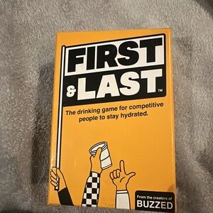 First & Last Drinking Game